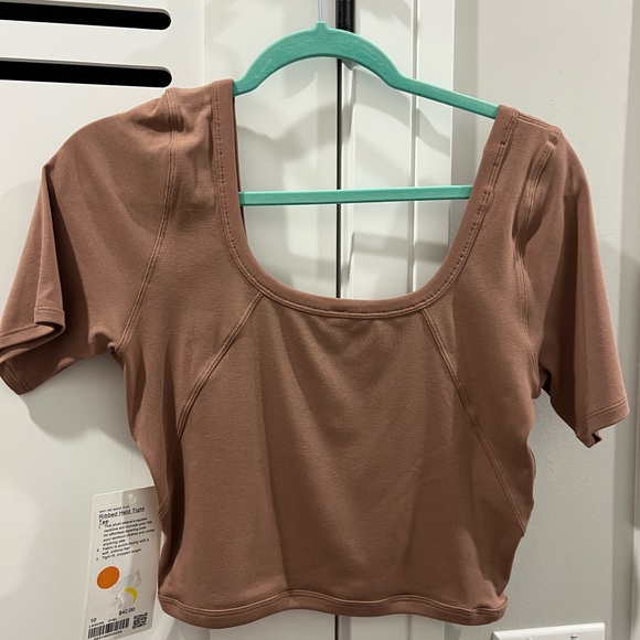lululemon athletica Tops - Lululemon NWT Ribbed Held Tight Short Sleeve Shirt Size 10